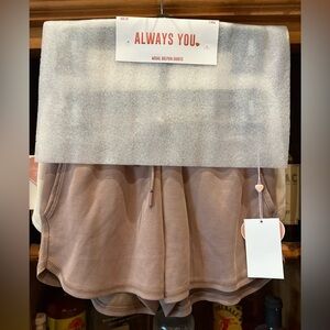 Always Cream and Tan Athletic Shorts for Active Comfort